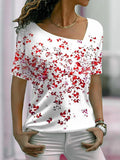 Women's T Shirt Rose Floral - MAXIME