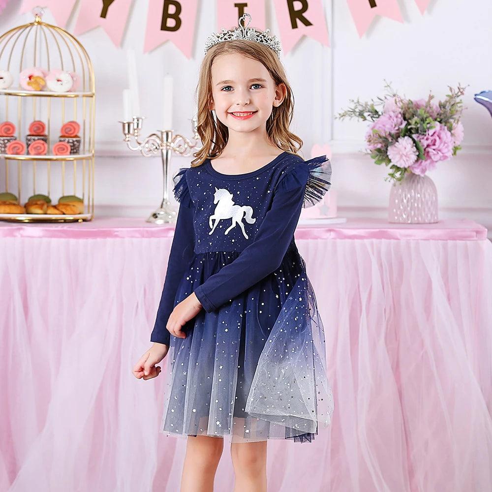 Kids Dresses For Girls Flying Sleeve - MAXIME