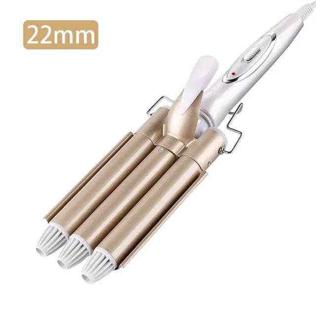 Maxime 20/32mm Hair Curler Triple Barrels Ceramic Hair Curling Iron Professional Hair Waver Tongs Styler Tools for All Hair Types - MAXIME