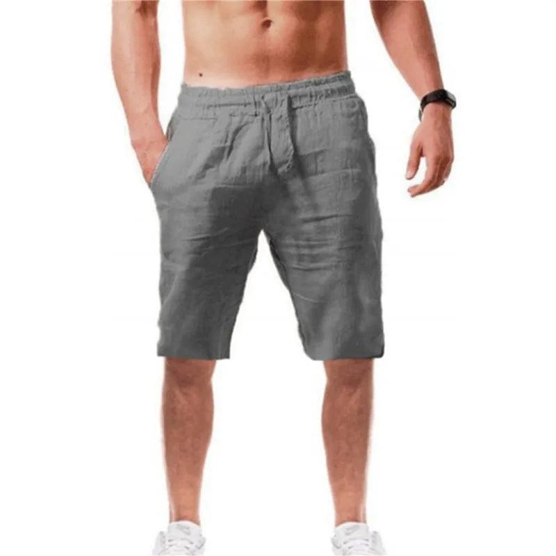 Men's Cotton Linen Shorts Summer - MAXIME