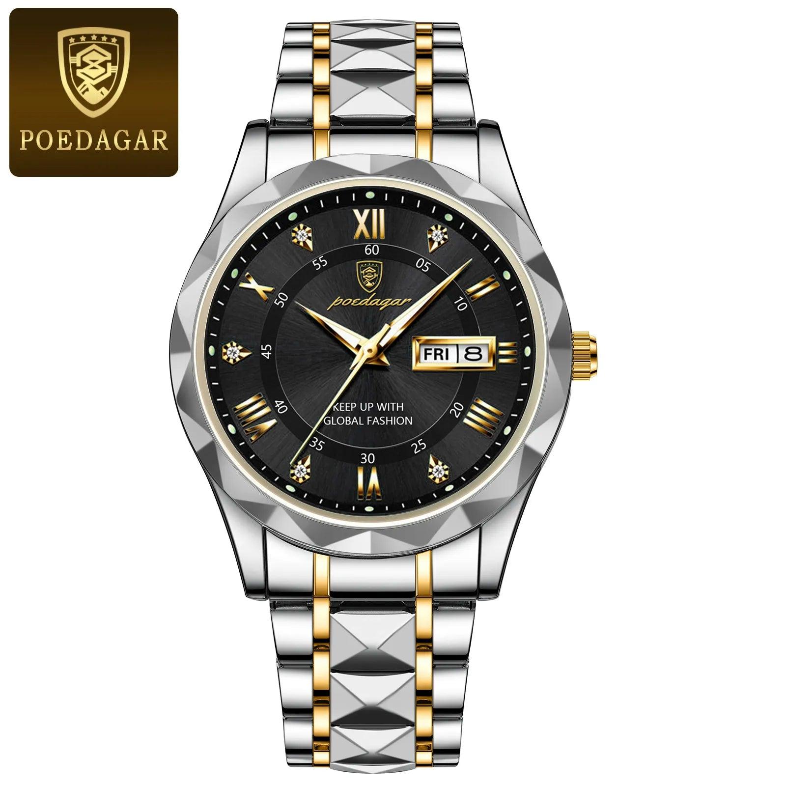 POEDAGAR Top Brand Luxury Man Wristwatch Waterproof Luminous - MAXIME