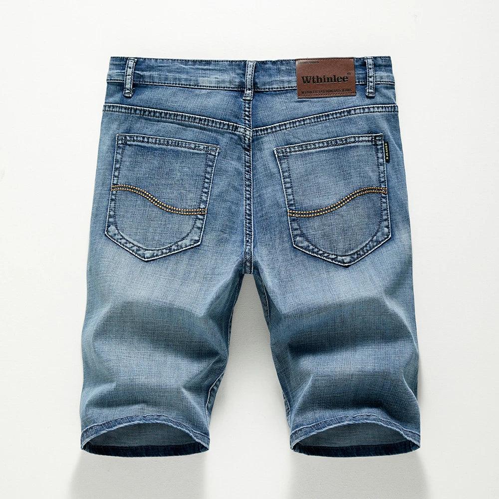 Men's Jeans Slim Straight Male Short - MAXIME