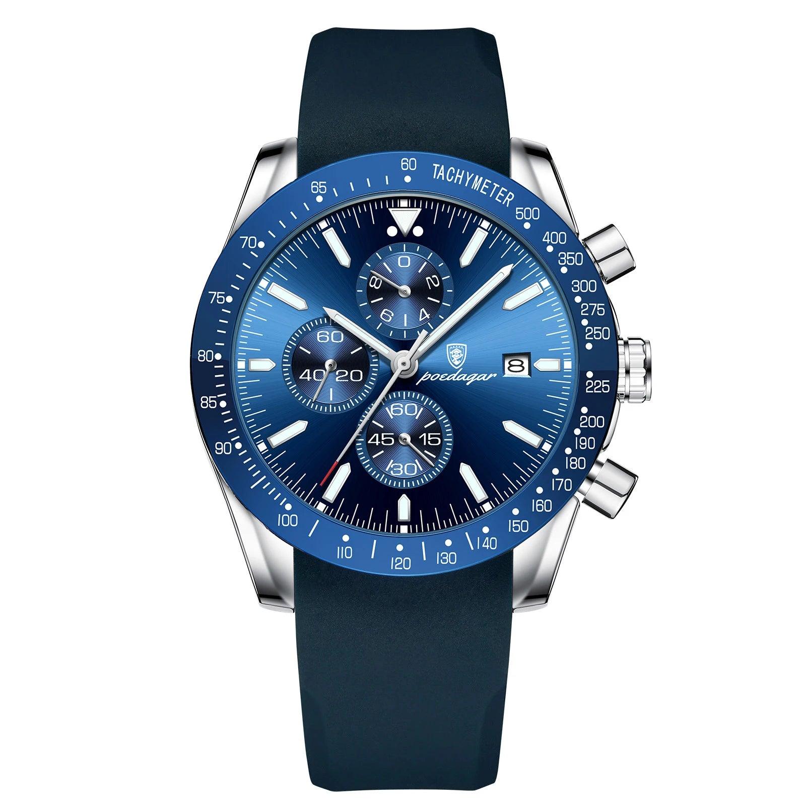 POEDAGAR Luxury Casual Sport Watches Male Clock - MAXIME