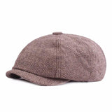 Berets Flat Peaked Cap Street Hats for Men Women - MAXIME