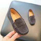 Boy Leather Loafers - MAXIME