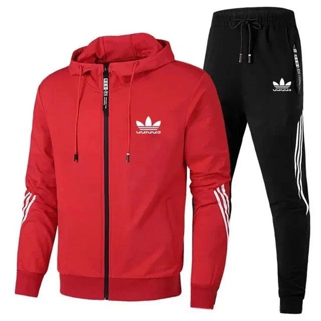 Brand Tracksuit 2 Pieces Jacket Casua - MAXIME