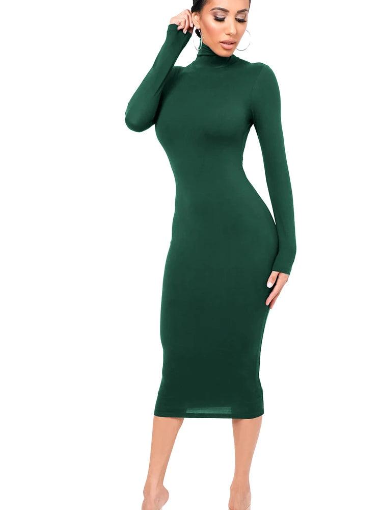 Long Sleeve Bodycon Casual - MAXIME