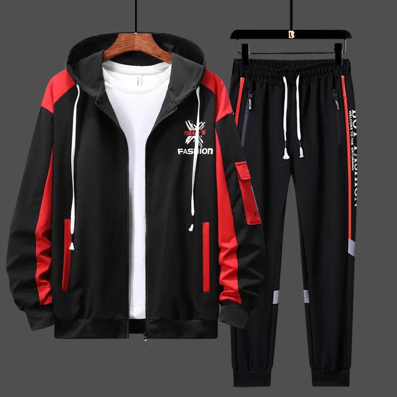 Men outfit tracksuit sweatshirts clothes for men 2 piece - MAXIME