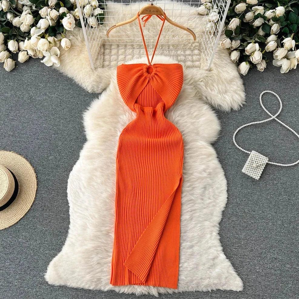 Summer Dress Women Slim Elastic Bodycon Party Dress Streetwear Outfits - MAXIME