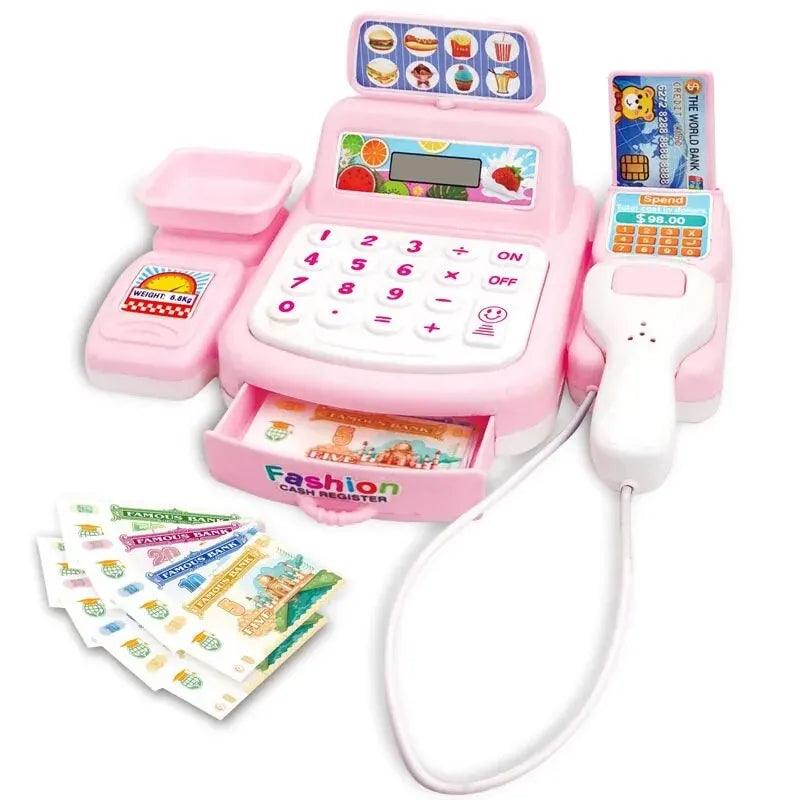 Maxime Simulation Shopping Cash House Toys Electronic Game Lighting And Sound Effects Supermarket Cashier Toys - MAXIME