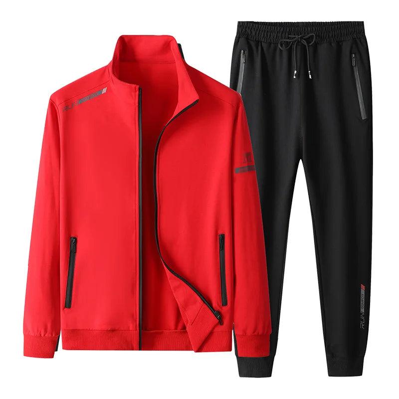 Men Casual Sports Joggers 2 Pieces Tracksuit Sets - MAXIME