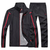 Men's Sportswear 2 Pieces Sets Brand Tracksuit with zipper pockets - MAXIME