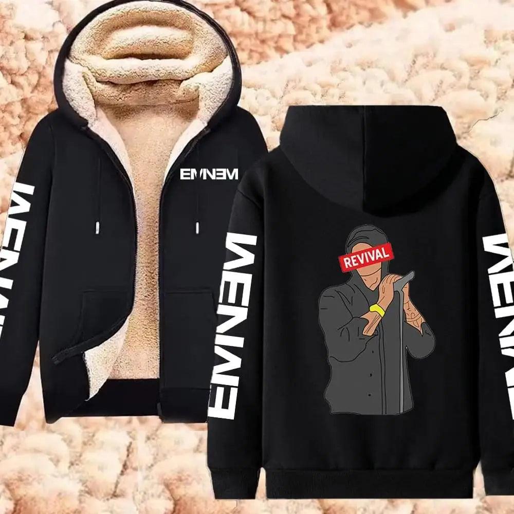 Eminem Warm Sweatshirts Men Harajuku Casual Hooded Pullover - MAXIME