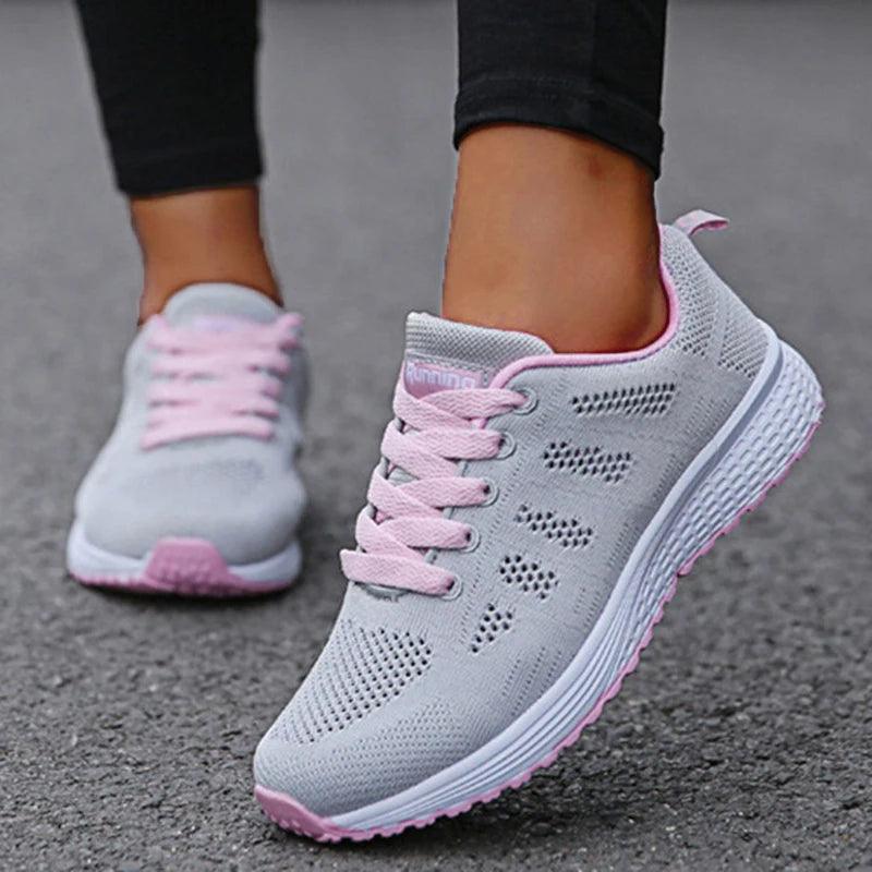 Breathable Outdoor Solid Color Sneakers Women - MAXIME