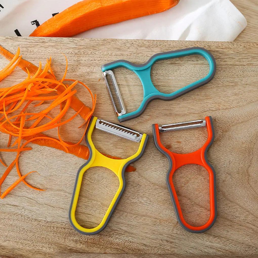 Fruit Peeler Fruit Carrot Cutter Home Kitchen Peeling Tool Random Color - MAXIME