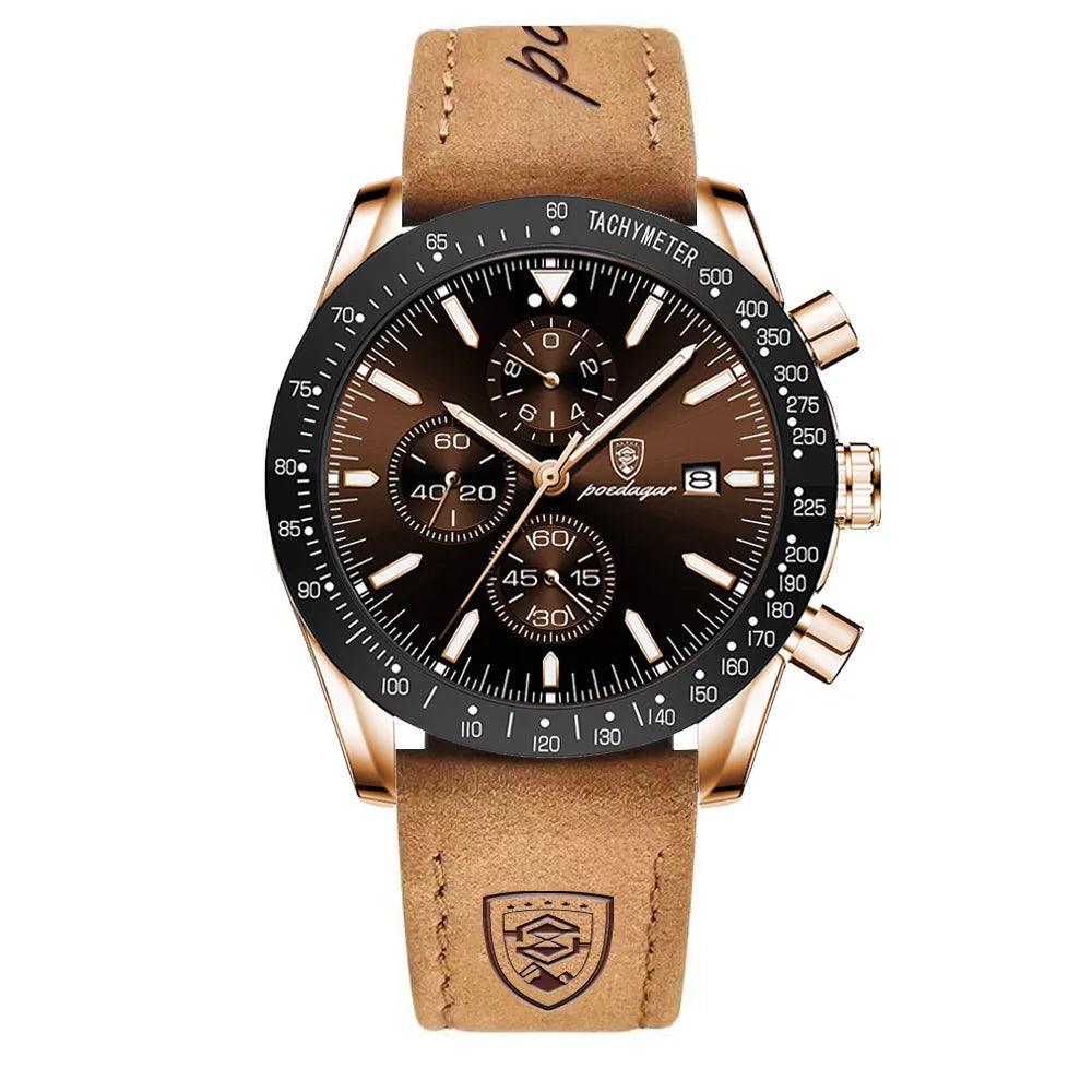 POEDAGAR Luxury Men Watch High Quality Fashion - MAXIME