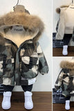 Boy Winter Camouflage Padded Jacket - MAXIME