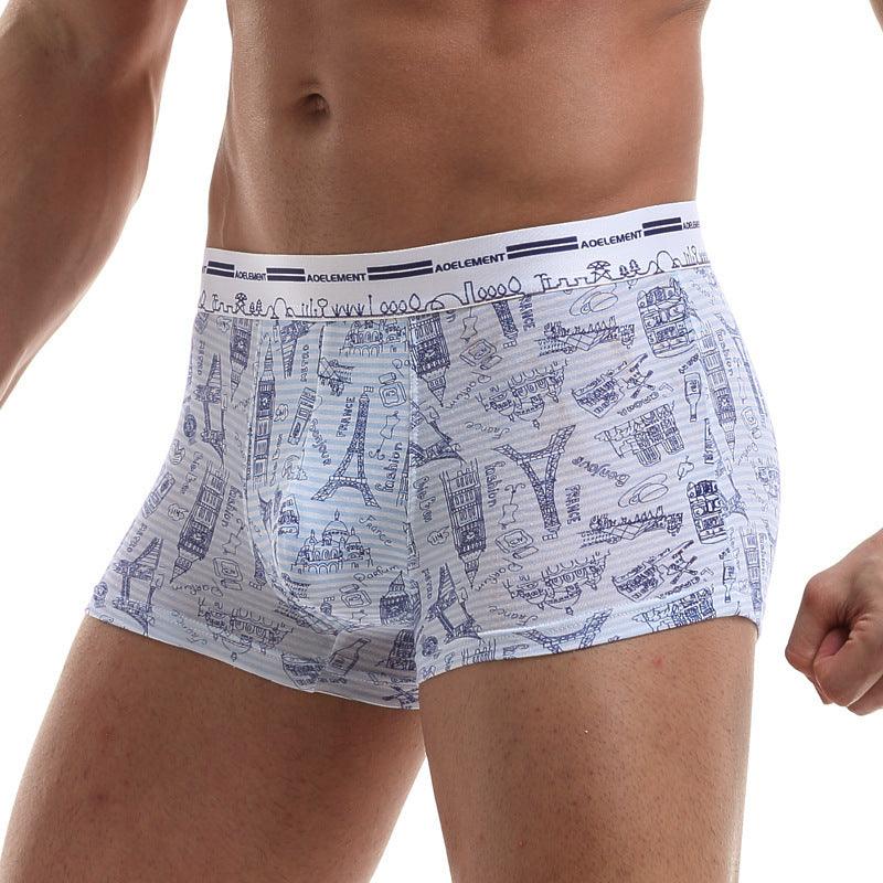 Men's Underwear, Breathable And Comfortable Mid-waist - MAXIME