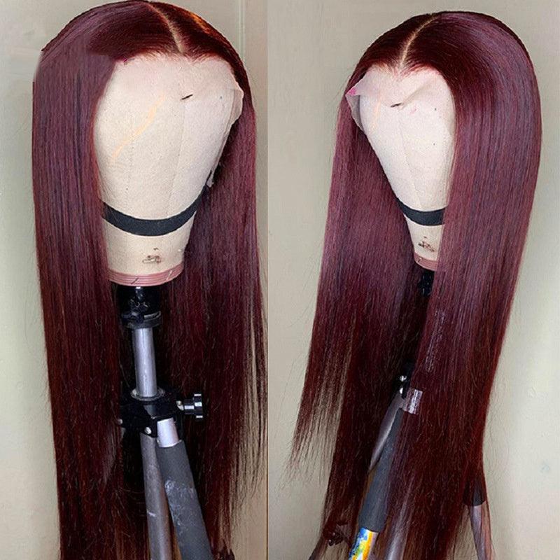 T-part Lace Frontal Wigs Real Hairstyle Headgear - MAXIME