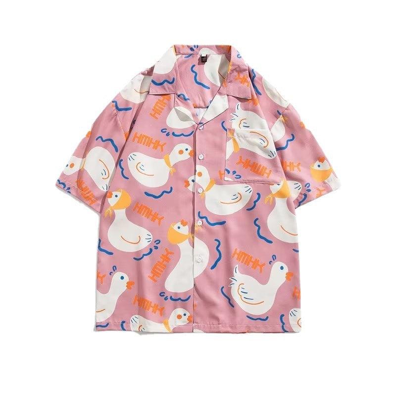 MAXIME Short Sleeve Printed Shirt - MAXIME