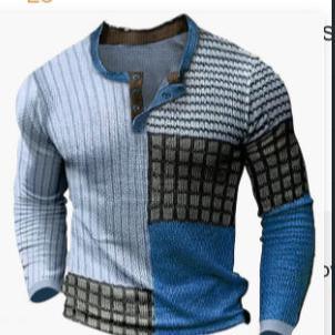 Men's Casual Retro Long Sleeve Top - MAXIME