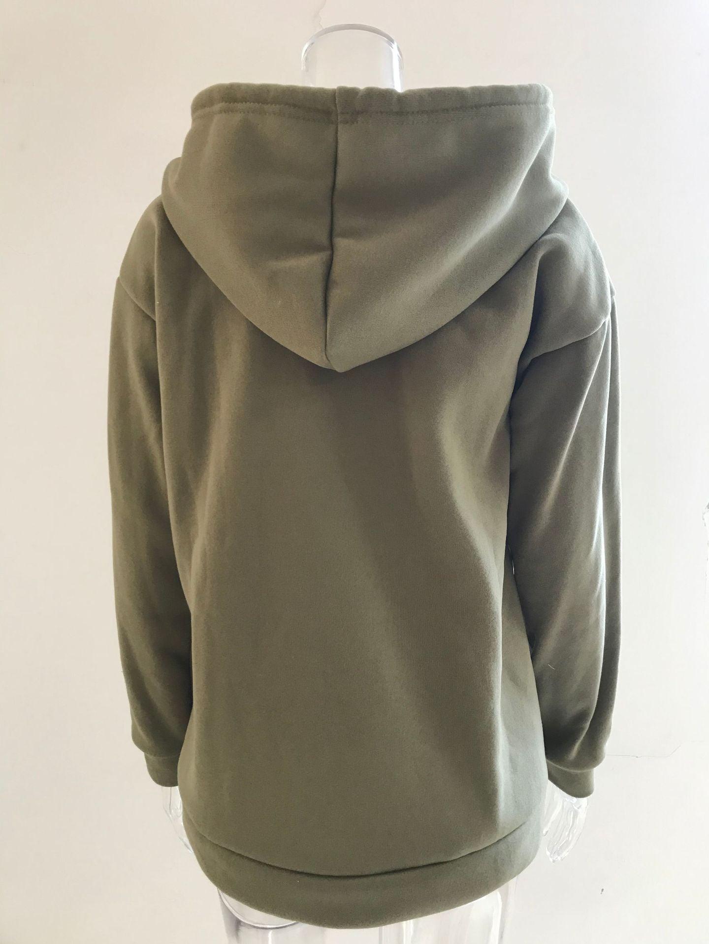 Loose Fitting Casual Hooded Sweater - MAXIME