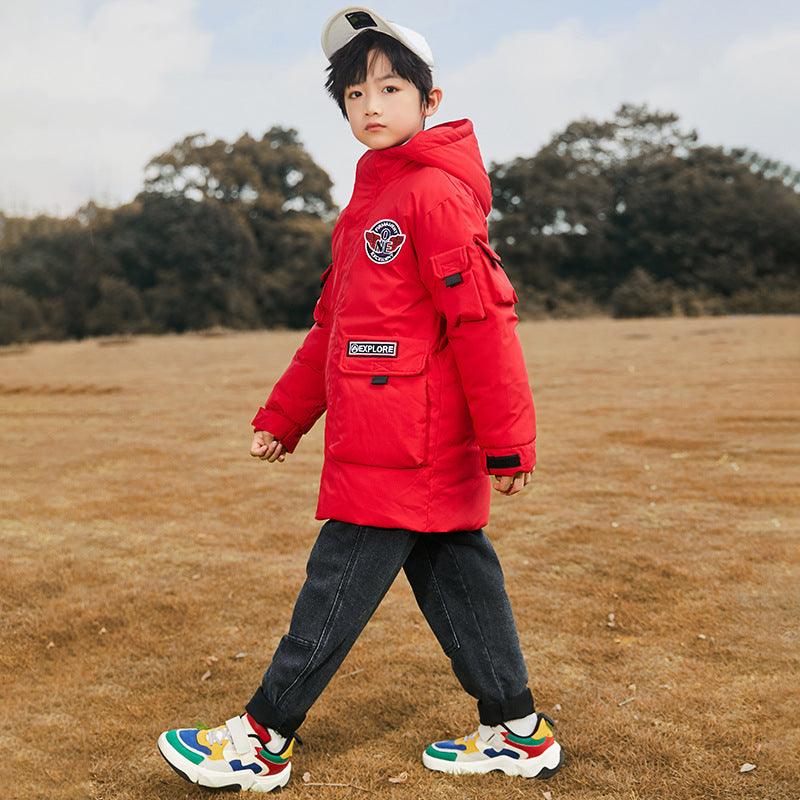 Boys Mid-length Down Jacket - MAXIME