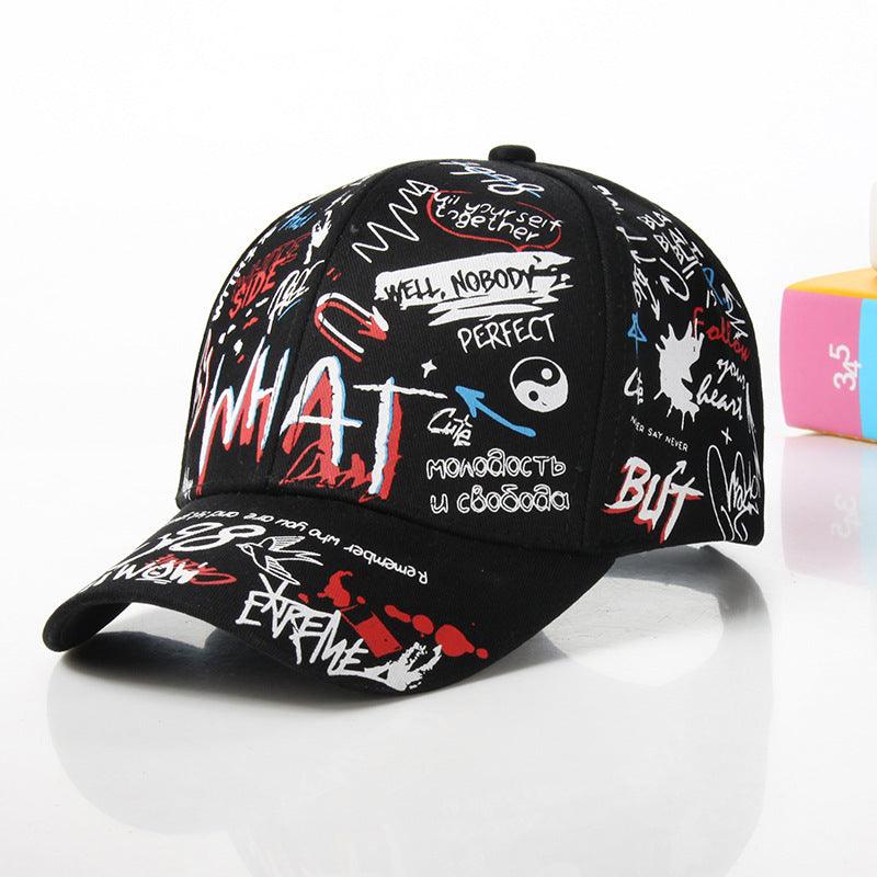 Casual Graffiti Baseball Hat - MAXIME