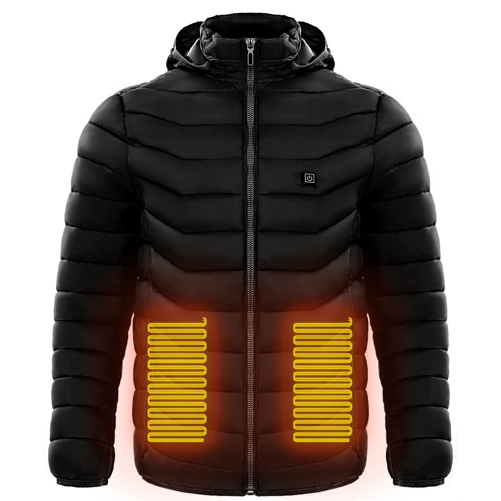 Men Heated Puffer Jacket Electric Heating Coat - MAXIME