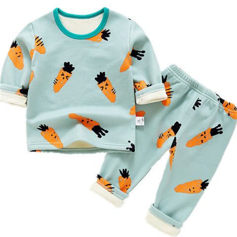 Children's Underwear Suit Fleece-lined Thickened - MAXIME