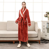 Women Pajamas Couple Gown Bathrobe Winter Robe - MAXIME