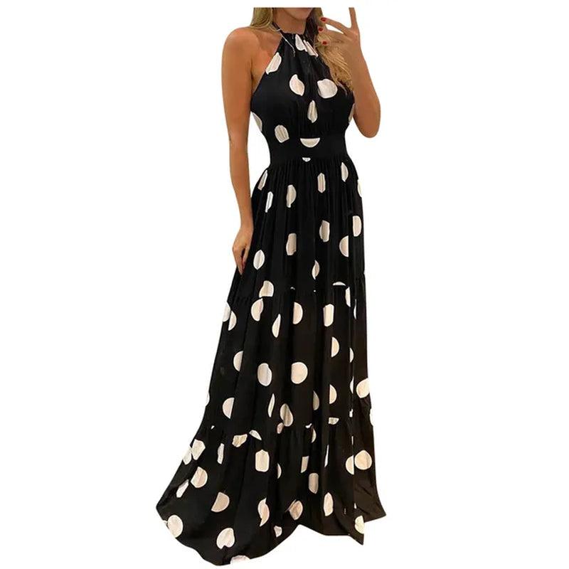 Women Maxi Dress Sexy Summer Dress Robe - MAXIME