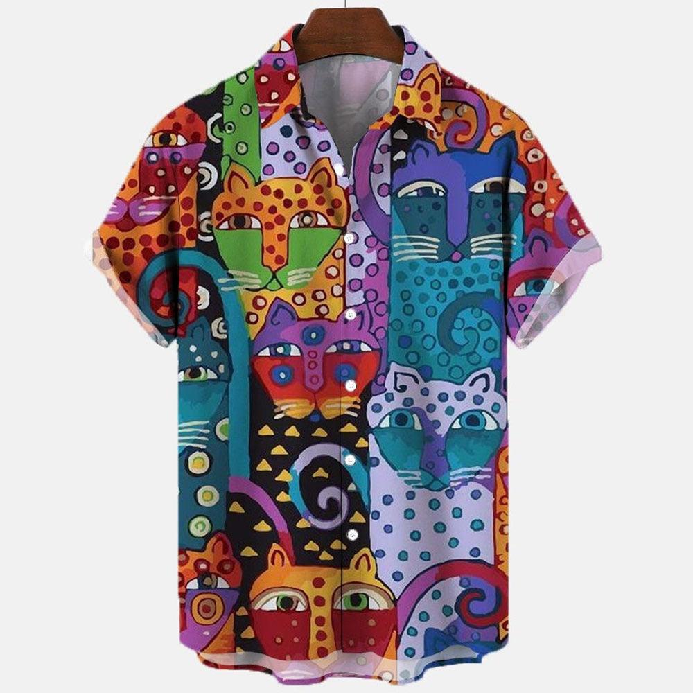 Maxime Digital Printed Large Shirt For Men - MAXIME