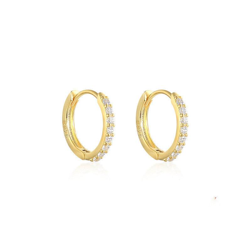 Simple Diamond Earrings - MAXIME