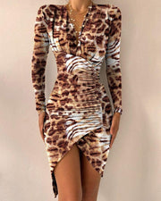 Golden Leopard Print