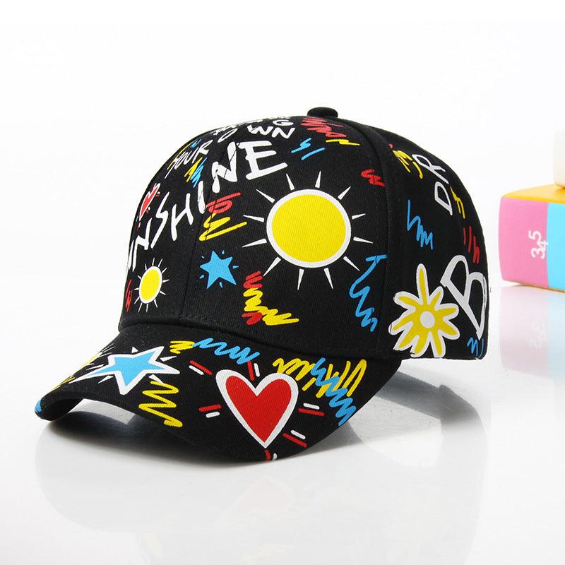 Casual Graffiti Baseball Hat - MAXIME