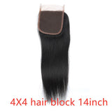 Real human hair straight natural color wig hair extension - MAXIME