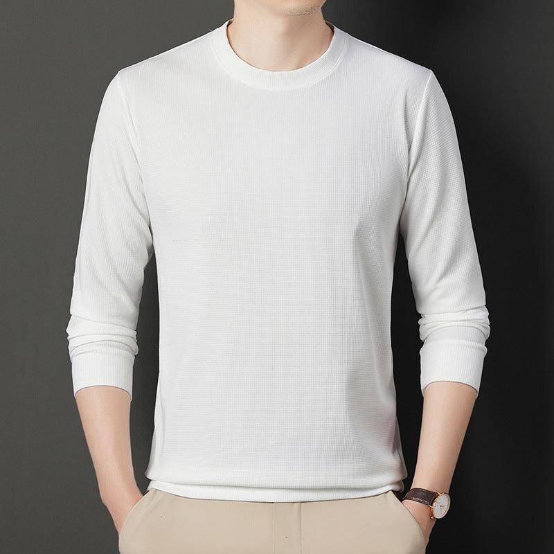 Thin Round Neck Long Sleeve Men's Top - MAXIME