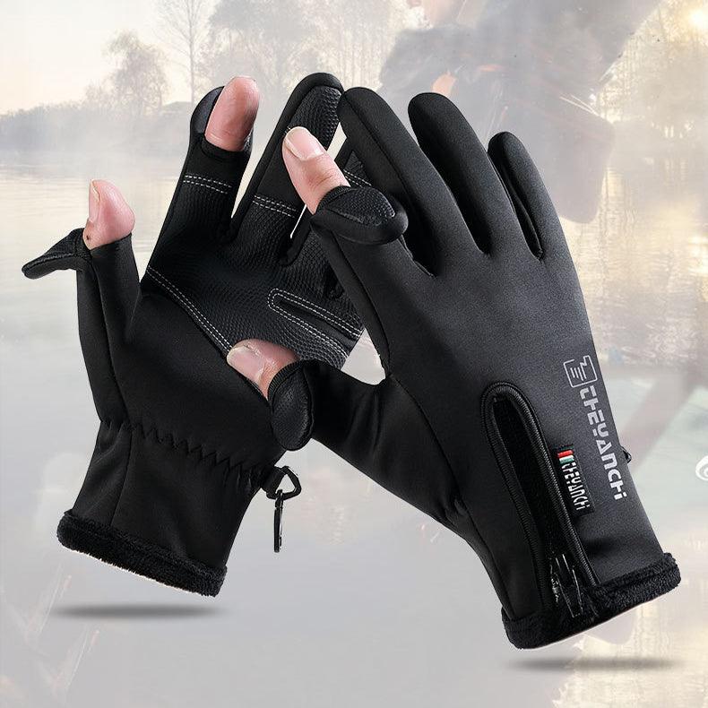 Maxime Opened-Finger Gloves Touchscreen Unisex Waterproof Windproof Warm Winter - MAXIME