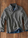 Stand Collar Pullover Casual Jacket - MAXIME