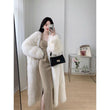 Female Online Influencer Woven Fur Coat - MAXIME