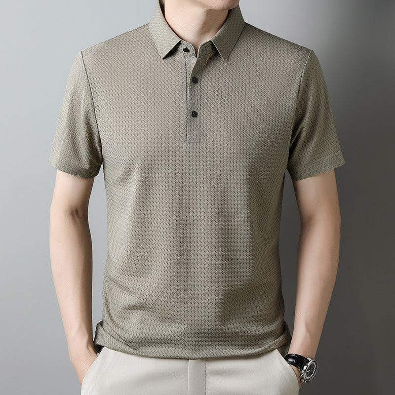 Summer Men's Short-sleeved Casual Polo Collar Shirt - MAXIME