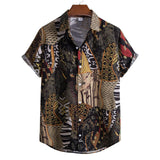 Maxime Printed Short-sleeved Shirt - MAXIME