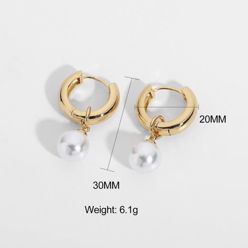 Pearl Element Earrings - MAXIME