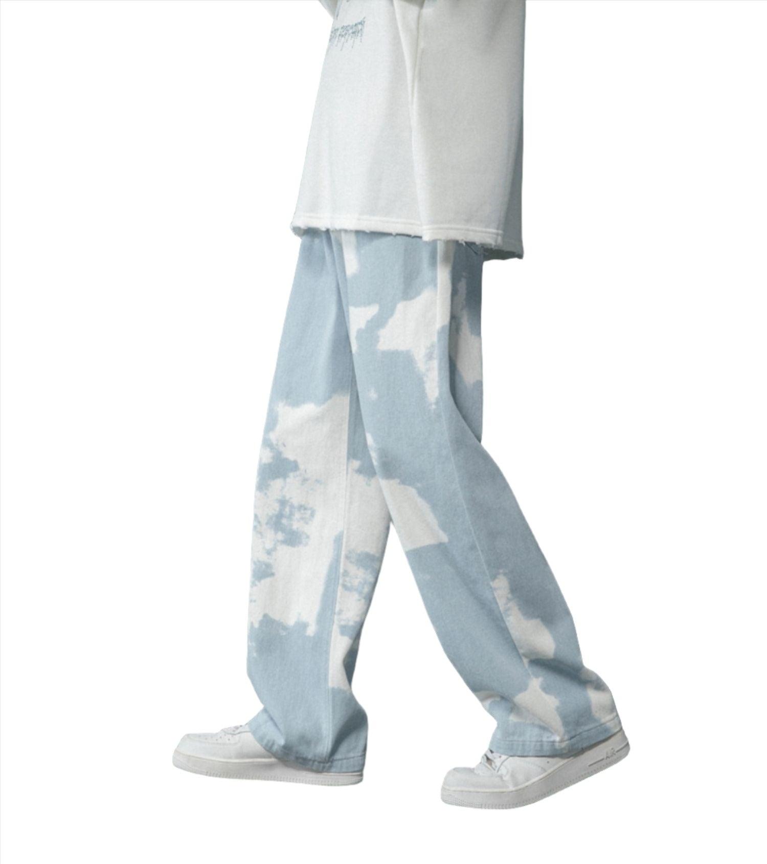 Denim Straight Leg Pants - MAXIME