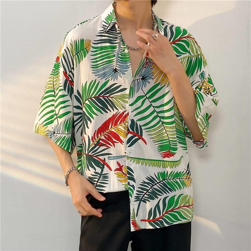 MAXIME Short Sleeve Printed Shirt - MAXIME