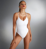 Triangle One-piece Swimsuit Womens Clothing - MAXIME