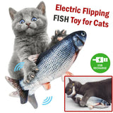 Electric Fish Cat Toy Realistic Interactive Kicker Jumping Dancing Kitten Toys - MAXIME