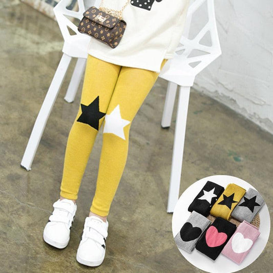 Children Pantyhose Cute Tertiary Color Love Girl Leggings - MAXIME