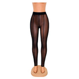 Maxime Skinny Mesh See-through Leggings - MAXIME